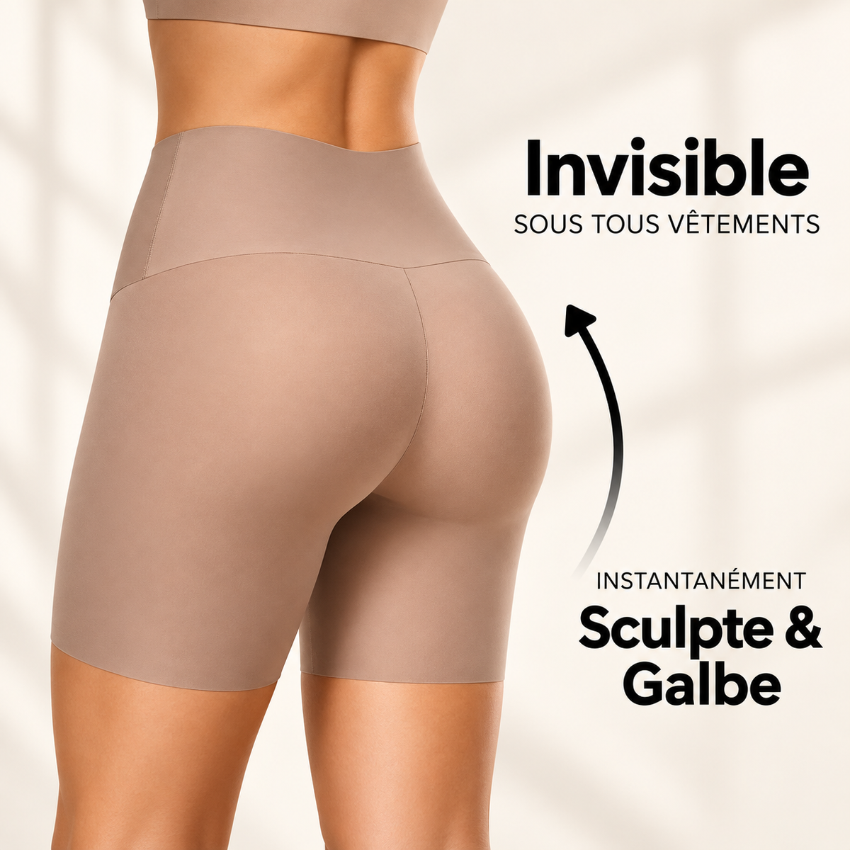 Curvely™ Short Sculptant | Confort absolu Anti-Roulis