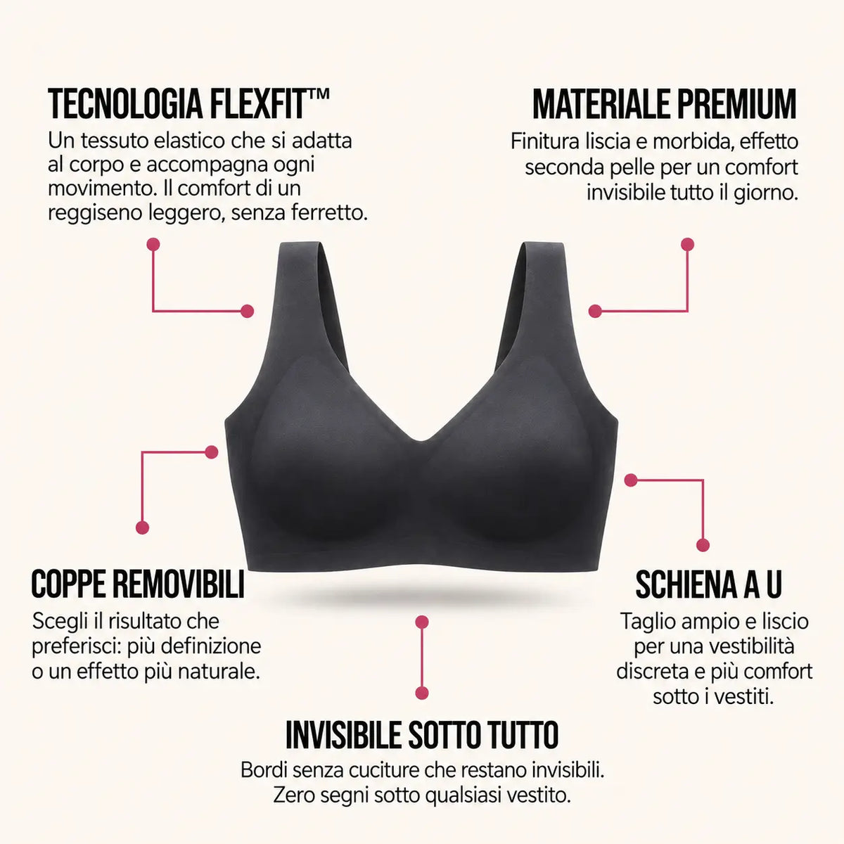 Curvely™ Reggiseno Premium Senza Cuciture