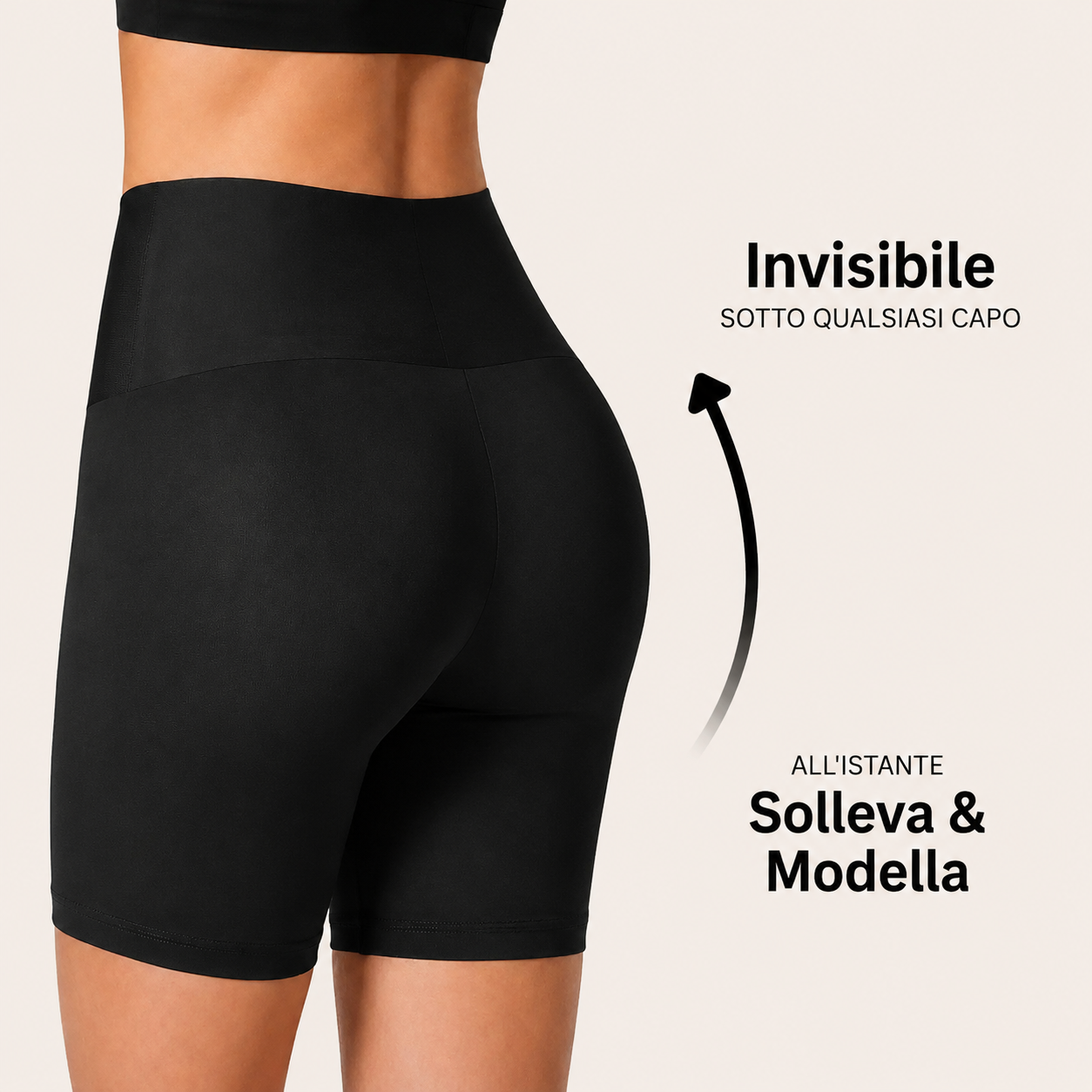 Short Modellante Curvely™ | Comfort assoluto, sostegno perfetto, anti-arrotolamento