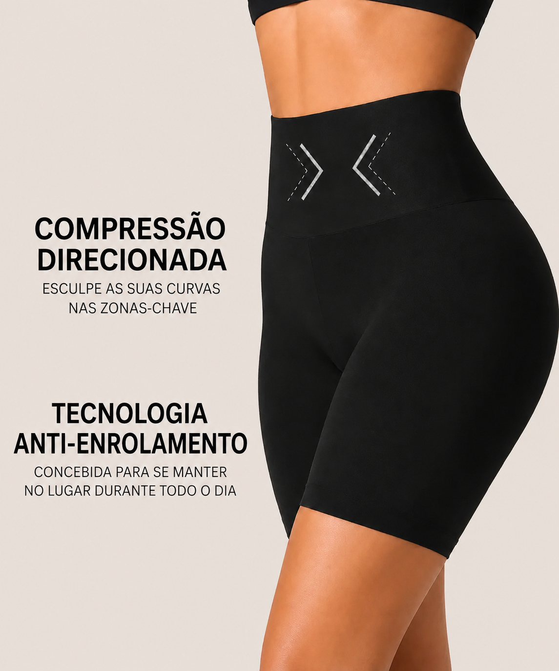 Short Modelador Curvely™ | Conforto absoluto, ajuste perfeito, anti-enrolamento