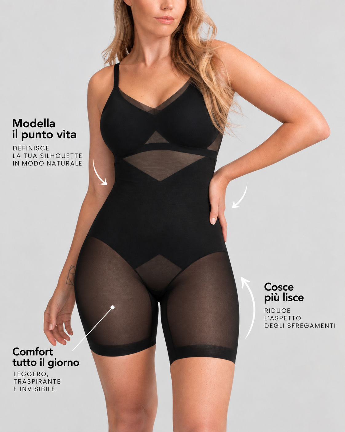 Curvely™ SuperPower Short Modellante