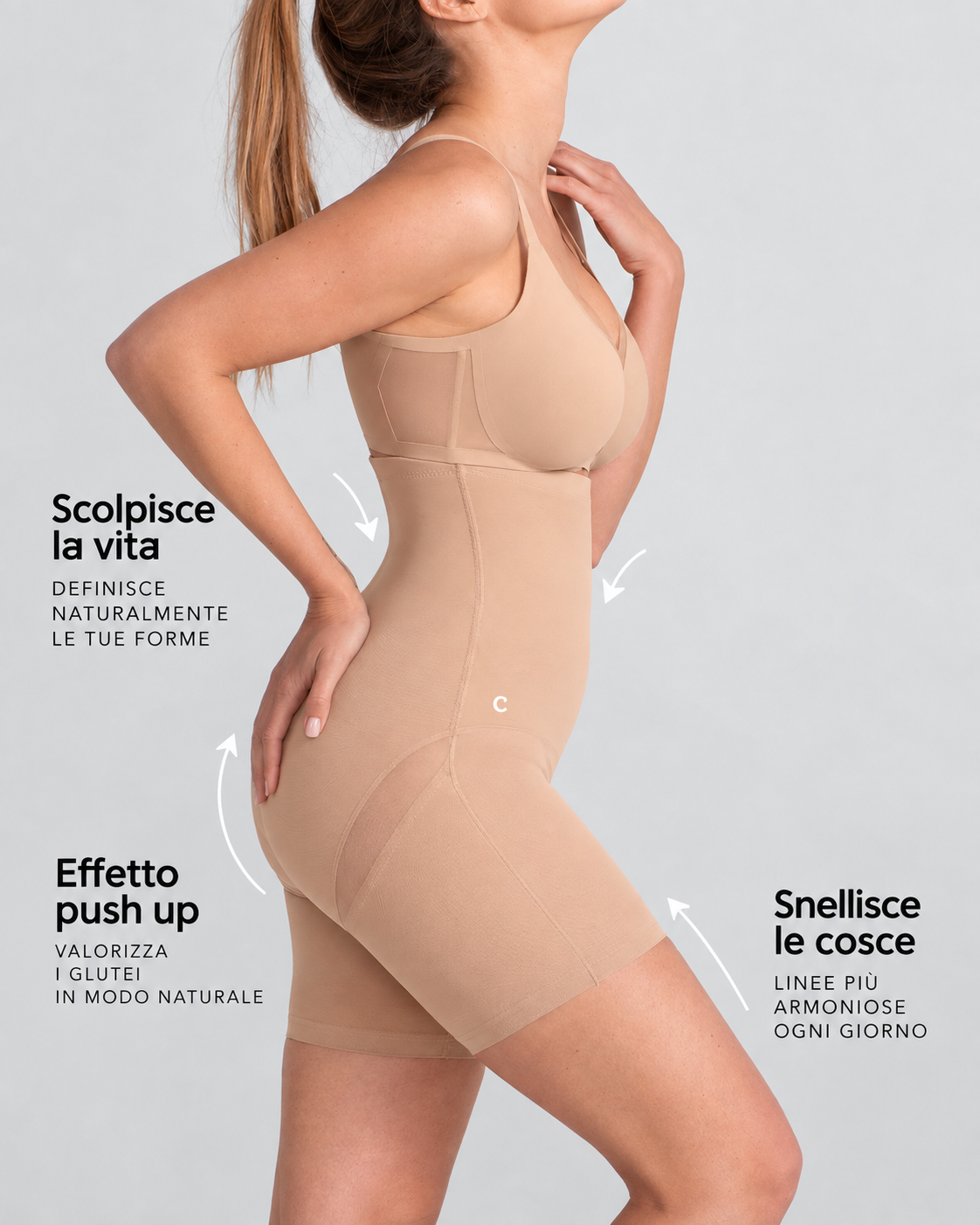 Curvely™ SuperPower Short Modellante