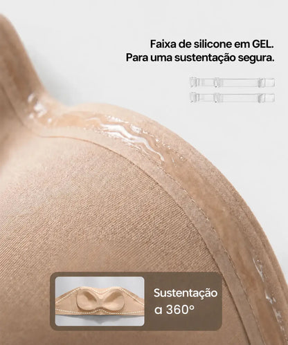 Curvely™ Soutien Invisível Sem Alças