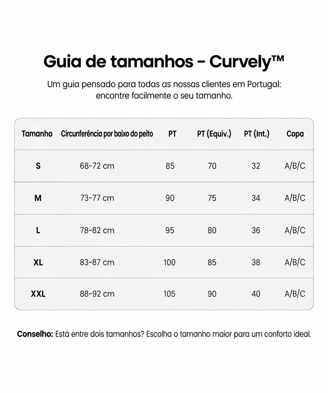 Curvely™ Soutien Invisível Sem Alças