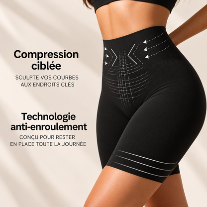 Curvely™ Short Sculptant | Confort absolu Anti-Roulis