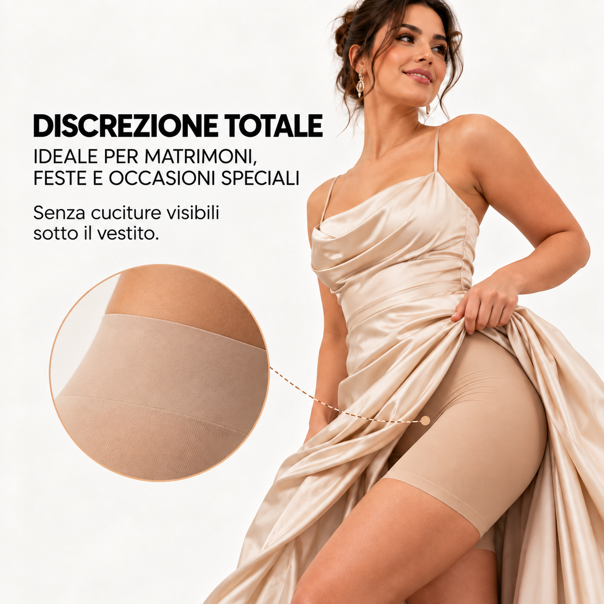 Short Modellante Curvely™ | Comfort assoluto, sostegno perfetto, anti-arrotolamento