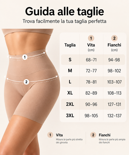 Calções Modeladores Curvely™ Conforto Total Sem Enrolar
