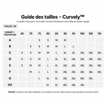 Curvely™ Soutien-Gorge Push-Up Gainant à Armatures