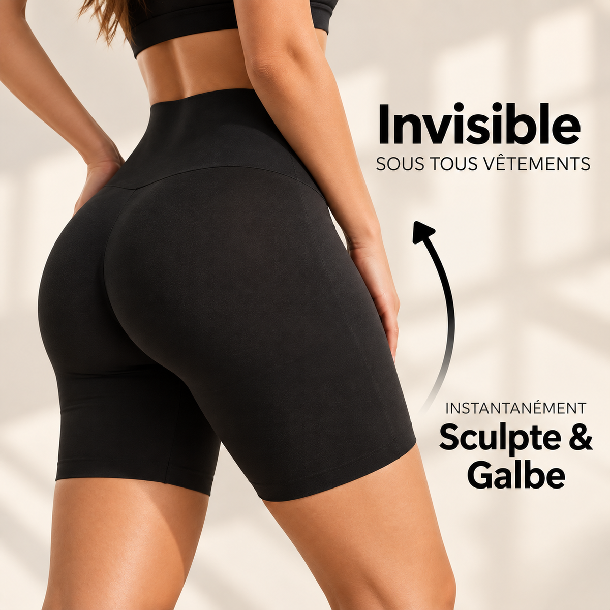 Curvely™ Short Sculptant | Confort absolu Anti-Roulis