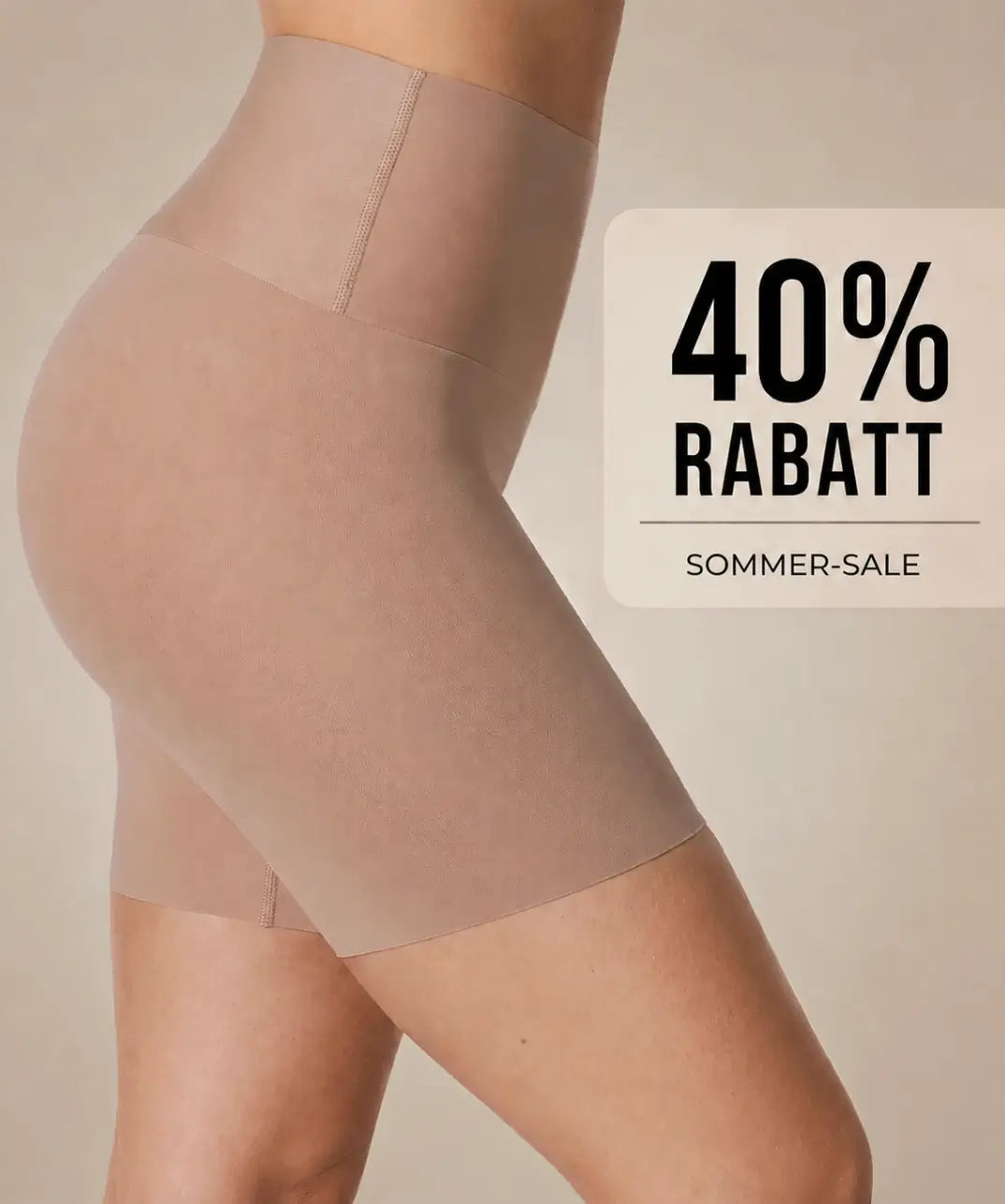 Curvely™ – Formende Shorts ohne Einrollen