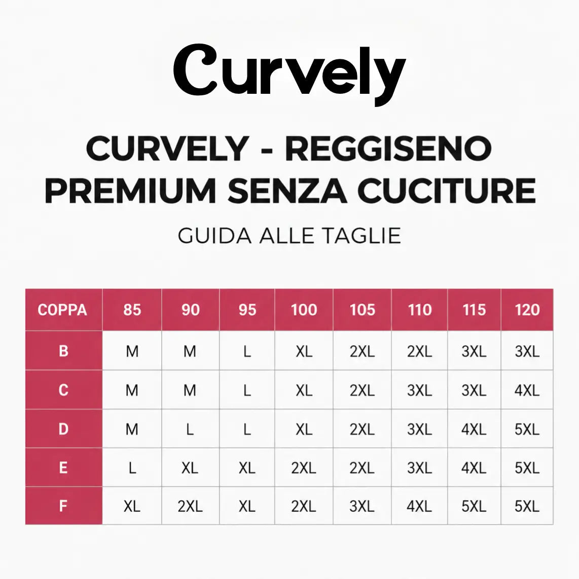 Curvely™ Reggiseno Premium Senza Cuciture