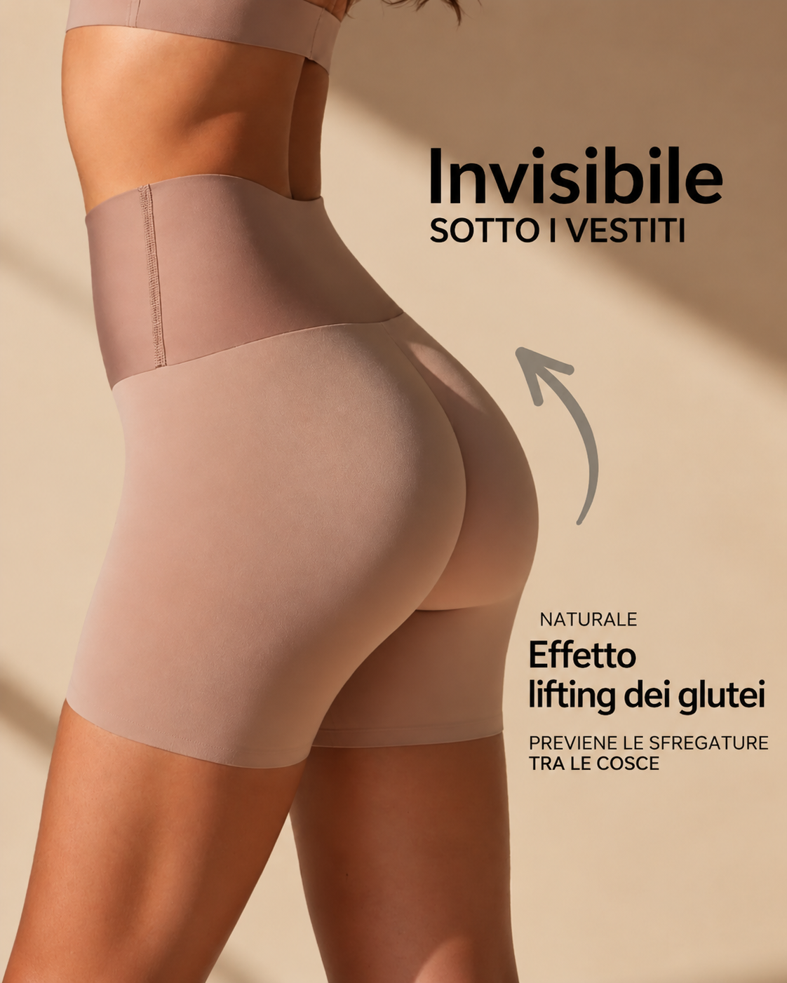 Short Modellante Curvely™ | Comfort assoluto, sostegno perfetto, anti-arrotolamento