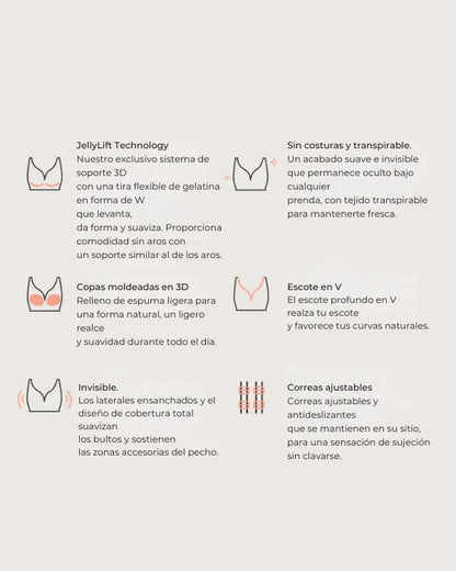 Sujetador Sin Aros Reafirmante Shapeher