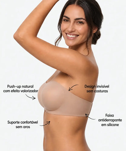 Curvely™ Soutien Invisível Sem Alças