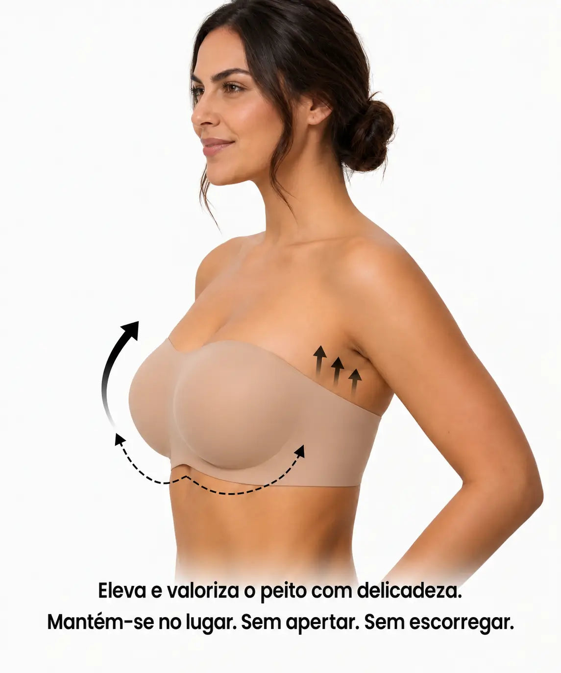 Curvely™ Soutien Invisível Sem Alças